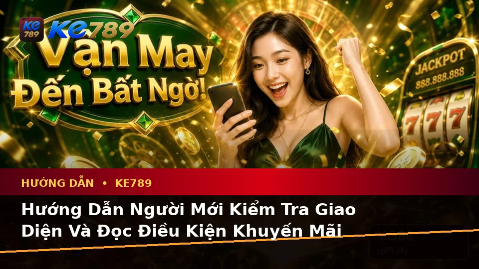 Hướng Dẫn Người Mới Kiểm Tra Giao Diện Và Đọc Điều Kiện Khuyến Mãi KE789 Chi Tiết Tại ke789pg.it.com