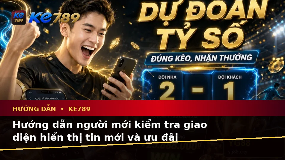 Hướng Dẫn Người Mới Kiểm Tra Giao Diện Và Đọc Điều Kiện Khuyến Mãi KE789 Chi Tiết Tại ke789pg.it.com