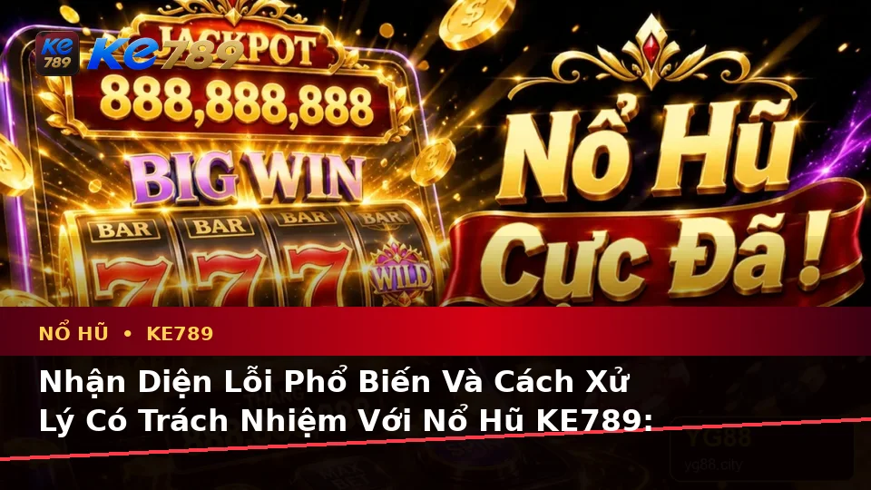 Nhận Diện Lỗi Phổ Biến Và Cách Xử Lý Có Trách Nhiệm Với Nổ Hũ KE789: Hướng Dẫn Chi Tiết Slot, Jackpot Tại ke789pg.it.com