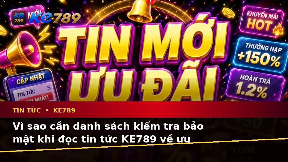 Xây Dựng Danh Sách Kiểm Tra Bảo Mật Trước Khi Sử Dụng Tin Tức KE789: Đọc Ưu Đãi Và Điều Kiện Khuyến Mãi An Toàn Tại ke789pg.it.com