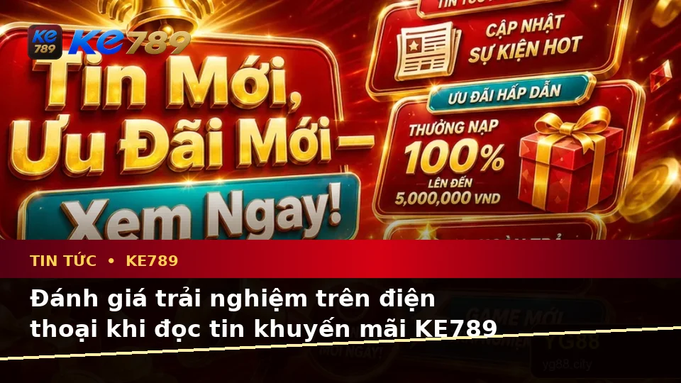 Đánh Giá Trải Nghiệm Đọc Tin Khuyến Mãi KE789 Trên Điện Thoại: Hướng Dẫn Chi Tiết Tại ke789pg.it.com