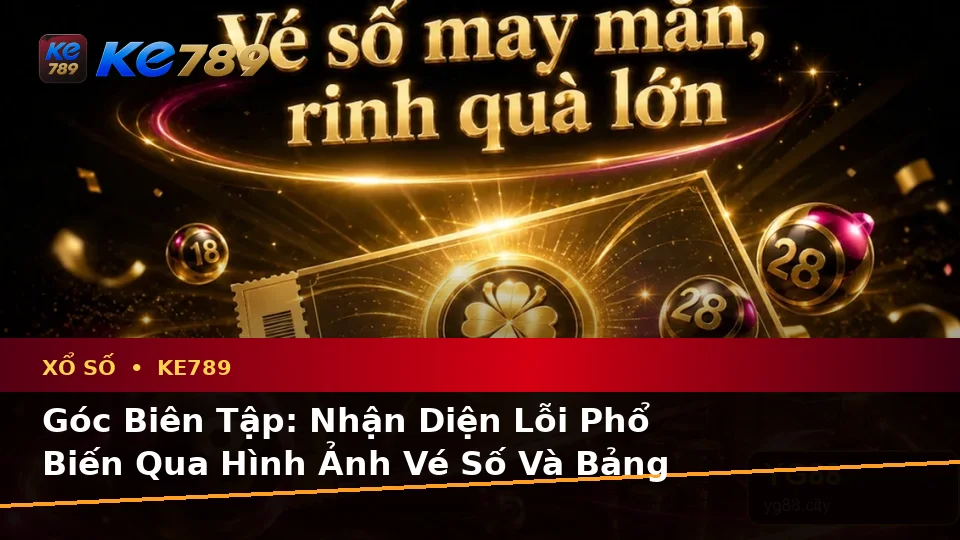 Nhận Diện Lỗi Phổ Biến Khi Kiểm Tra Vé Số Và Kết Quả Xổ Số KE789: Hướng Dẫn Xử Lý Có Trách Nhiệm Tại ke789pg.it.com