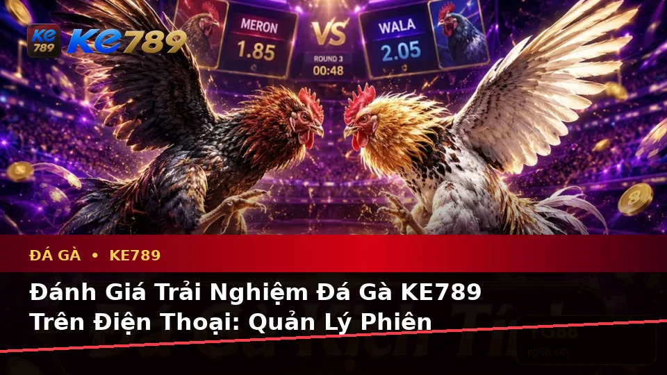 Đánh Giá Trải Nghiệm Đá Gà KE789 Trên Điện Thoại: Quản Lý Phiên Chơi Và Hướng Dẫn Chi Tiết Tại ke789pg.it.com