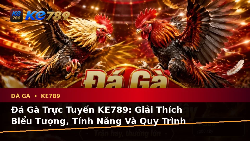Đá Gà Trực Tuyến KE789: Giải Thích Biểu Tượng, Tính Năng Và Quy Trình Quản Lý Phiên Chơi Tại ke789pg.it.com