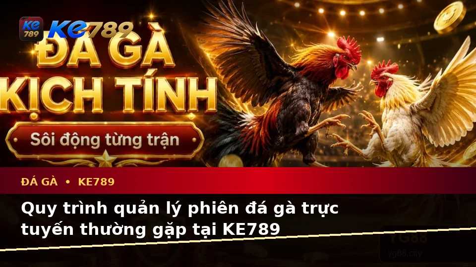 Đá Gà Trực Tuyến KE789: Giải Thích Biểu Tượng, Tính Năng Và Quy Trình Quản Lý Phiên Chơi Tại ke789pg.it.com