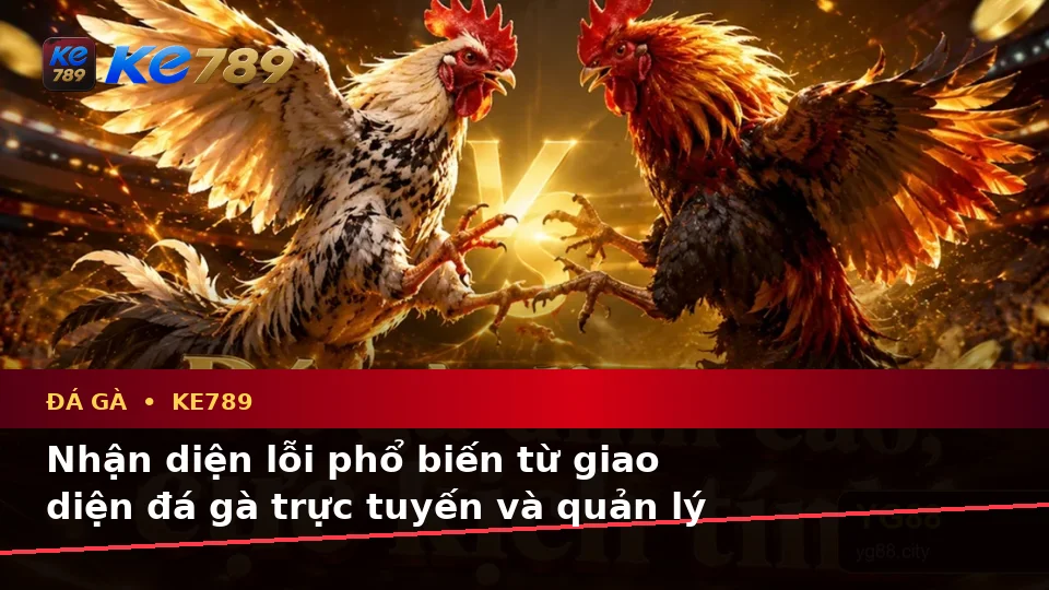 Đá Gà Trực Tuyến KE789: Nhận Diện Lỗi Phổ Biến Và Cách Xử Lý Có Trách Nhiệm Khi Quản Lý Phiên Chơi Tại ke789pg.it.com