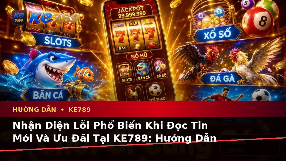 Nhận Diện Lỗi Phổ Biến Khi Đọc Tin Mới Và Ưu Đãi Tại KE789: Hướng Dẫn Xử Lý Có Trách Nhiệm Trên ke789pg.it.com